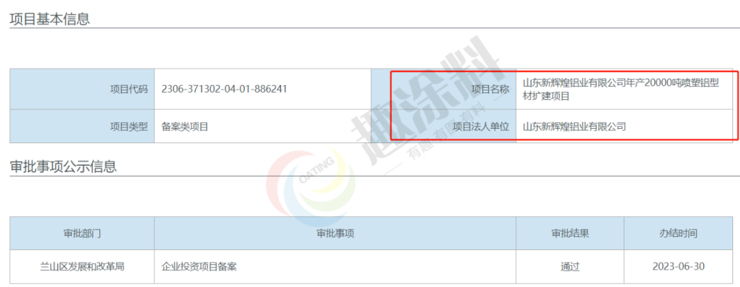 趣涂網(wǎng)：全國(guó)2023年上半年噴粉新建項(xiàng)目匯總